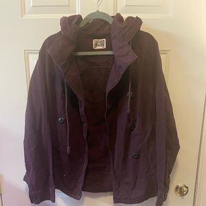 Dark Plum Converse Utility Jacket